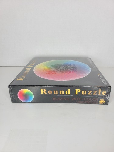 Brandneu 1000 Stück Rundpuzzle - Strahlend mit Farbe Neu & Versiegelt - Bild 3 von 6