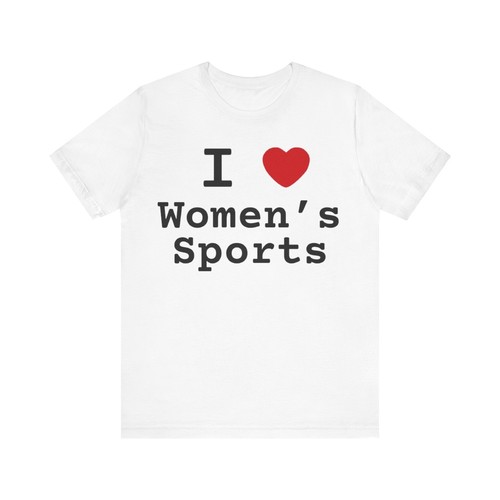I Heart Women's Sports Unisex Cotton T-Shirt, 3 Colors
