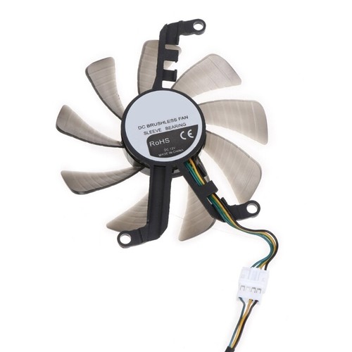 4Pin 12V 0.35A Cooler Fan Graphics Card Cooling VGA Fan for Gainward RTX2060 6GB - Afbeelding 5 van 8