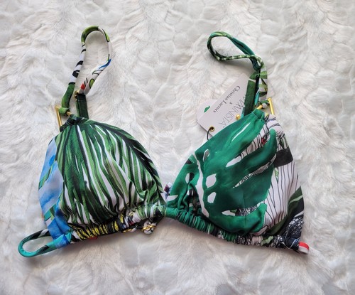 Swiminista x Christian Lacroix sexy Bikini Oberteil Damen Medium Jardin Chic neu mit Etikett - Bild 1 von 8