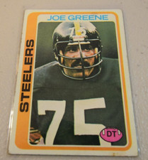 1978 Topps #295 Joe Greene Pittsburgh Steelers