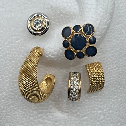 Marked Single Earrings 9 Pcs Pierced Clip For Crafting Repurposing Projects Wear - Picture 2 of 20