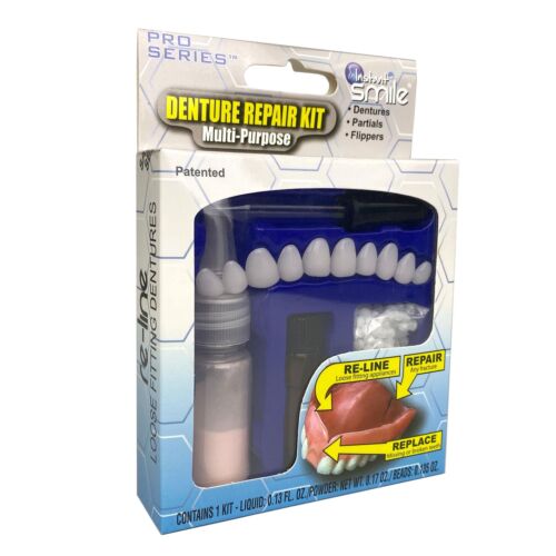 Kit riparazione protesi multiuso Instant Smile e disco reliner protesi - Foto 2 di 8