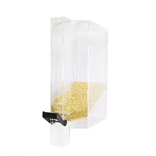 12 Gallon Gravity Bin Dried Food Cereal Dispenser Candy Coffee Beans CounterWall