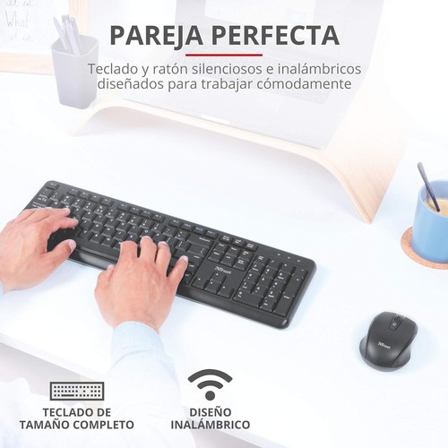 Tastatur und kabellose Maus Trust Ymo Qwerty Spanisch - Bild 5 von 6
