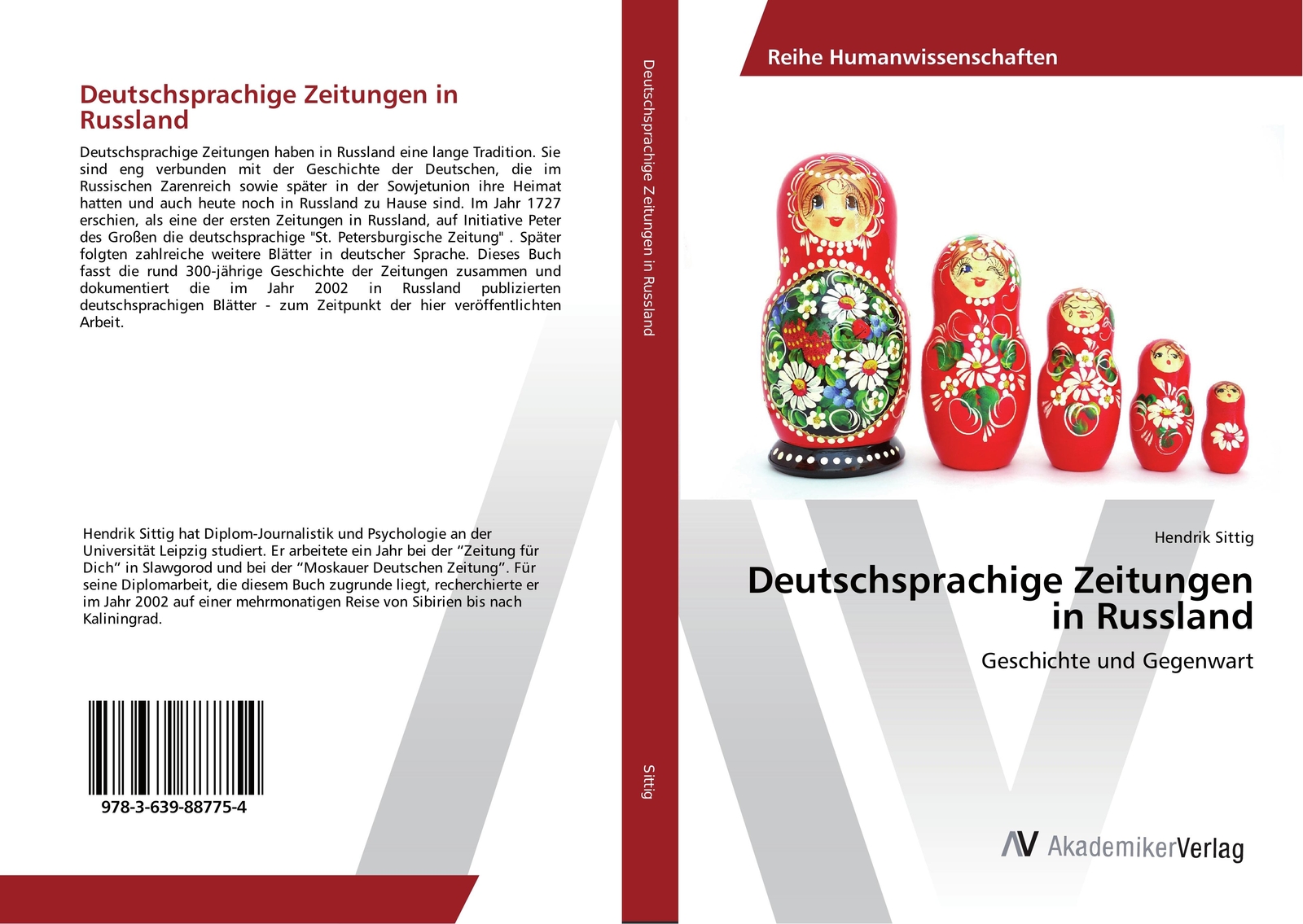 Thumbnail - Deutschsprachige Zeitungen In Russland | Buch | 9783639887754