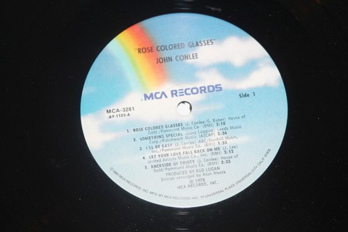 John Conlee - Rose Colored Glasses LP - 1978 MCA Records 3281 - Shrinkwrap - Picture 5 of 7