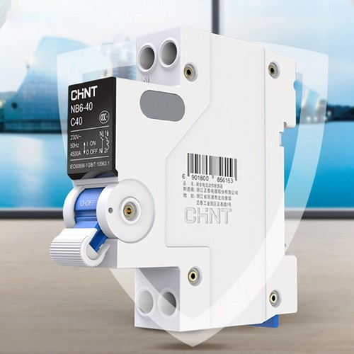 Interruptor de aire CHNT NB6 1/2/3/4 polos AC 6A-63A AMP 35 mm carril DIN - Imagen 10 de 12