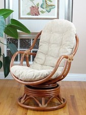 bamboo swivel rocker