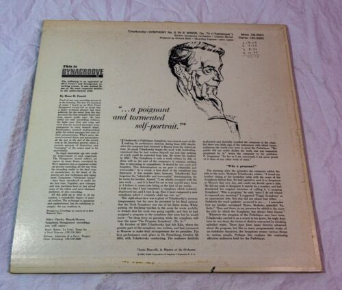 Tchaikovsky - "Pathétique" RCA LSC-2683 LP NM - Picture 2 of 5