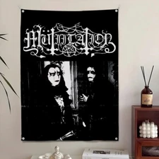 Mutiilations Metal Band Fans Tapestry Wall Art Hanging Banner Room Decor 3x5ft