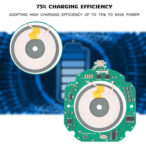 75% Drahtloses Ladegerät Sender Modul 5W/7.5W/10W Auto Erkennung DIY Drahtlo BHC - Zdjęcie 3 z 7