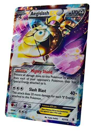 Aegislash EX 65/119 Holo Rare Phantom Forces NM With eBay Shipping - Picture 2 of 4