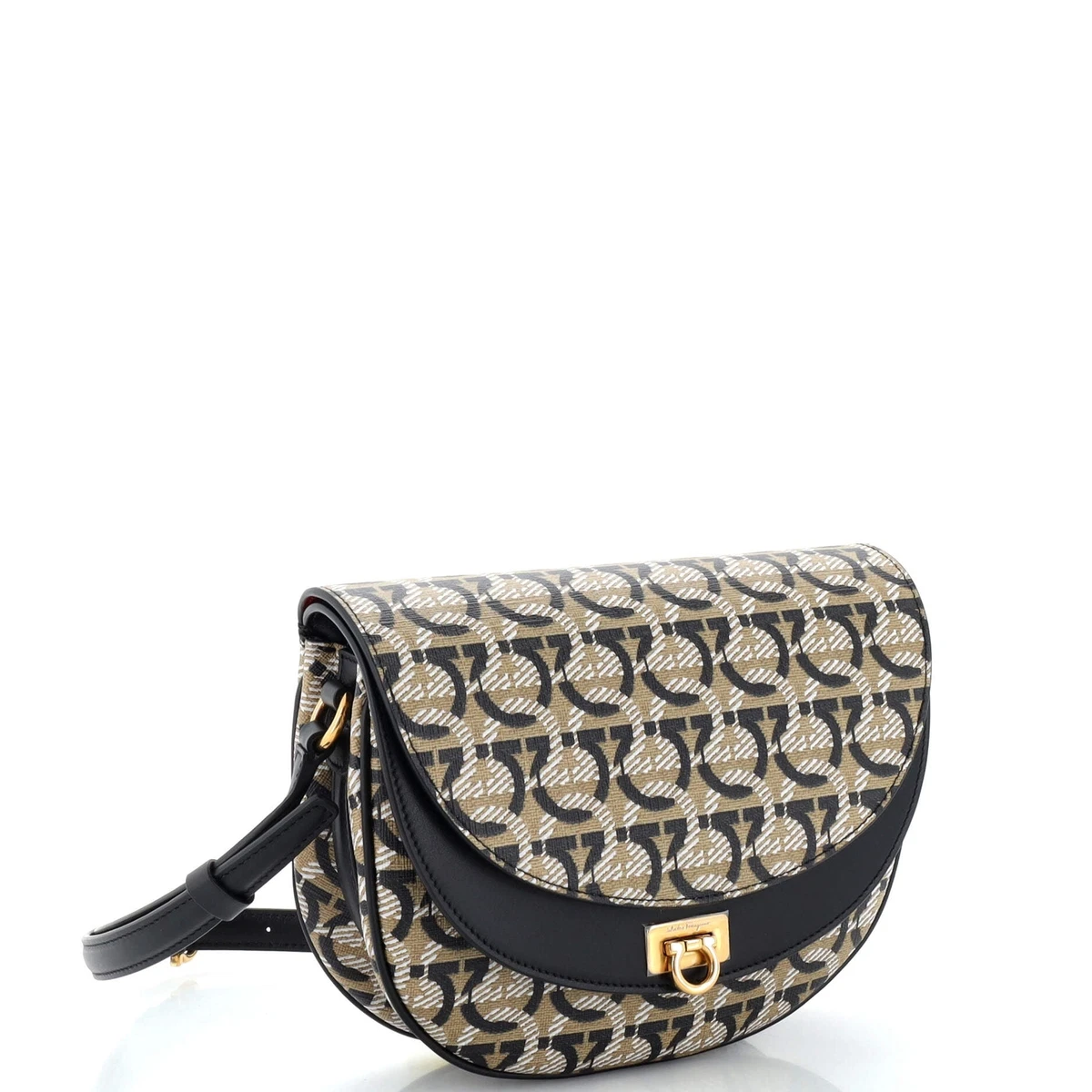 Ferragamo gancini crossbody best sale bag