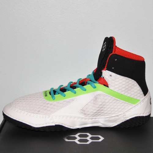 Rudis Alpha 2.0 Clash Wrestling Shoes Men's 10 Mismatch White Black - Picture 3 of 6