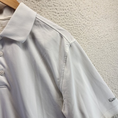 Walter Hagen 11 Majors Golf Polo Shirt Mens Medium White Short Sleeve Collar - Picture 3 of 15