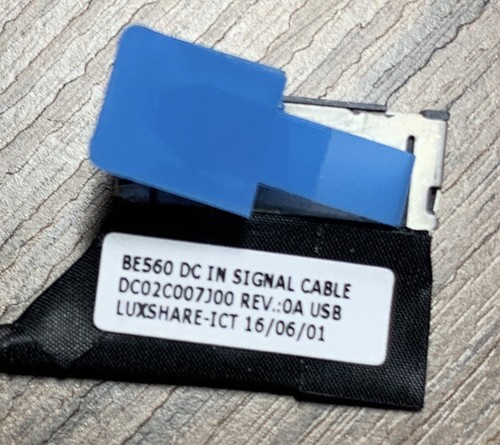 BE560 DC IN SIGNAL Cable Power On Wire For Lenovo E560 E565 DC02C007J00 - Picture 2 of 3