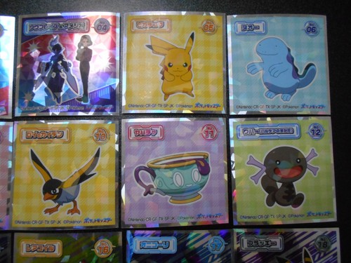 Pokemon Wafer Promo Holo Sticker Komplett x24 Rayquaza Pikachu Moltres etc #4029 - Bild 3 von 16