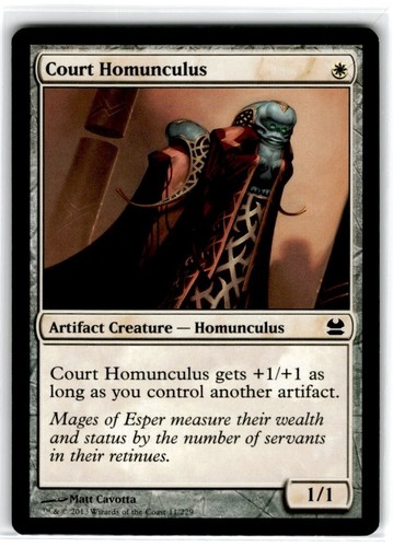 MTG Magic The Gathering Court Homunculus Common Moderately Played