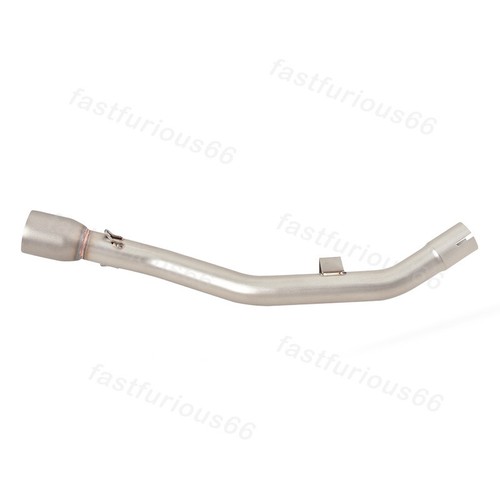 Exhaust Mid Pipe For Yamaha WR125R WR125X 2009-2017 Connect 51mm Mufflers Tips - Picture 11 of 12
