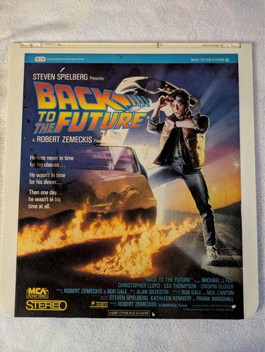 Back To The Future CED 40196 First Home Video release