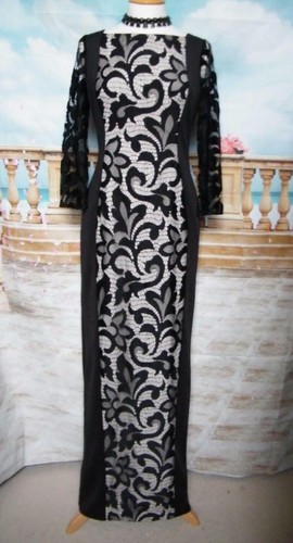 NEW Phase Eight Dress 10 Black Ballgown 