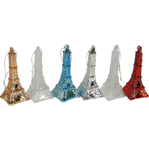 Eiffelturm handgeblasene Glasornamente - Paris Bling zu Weihnachten - Bild 1 von 56
