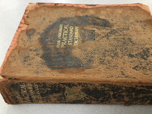 VTG 1934 Funk and Wagnalls Practical "Standard" Dictionary: Collectible Leather - Bild 4 von 4