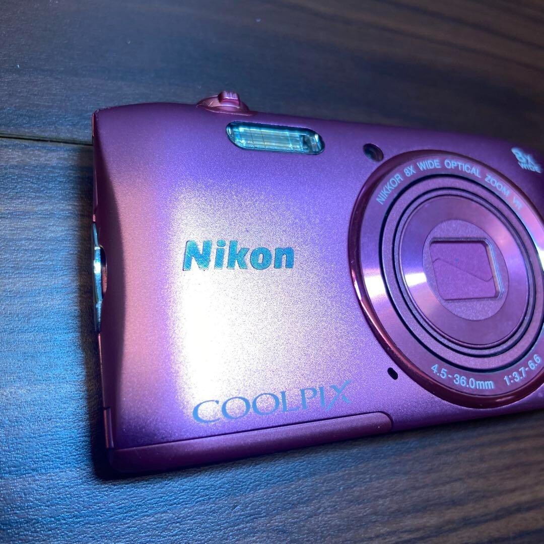 Nikon COOLPIX S3600 ピンク デジカメ 3042 Nikon COOLPIX S3600 Pink Digital Camera 3042 From Japan