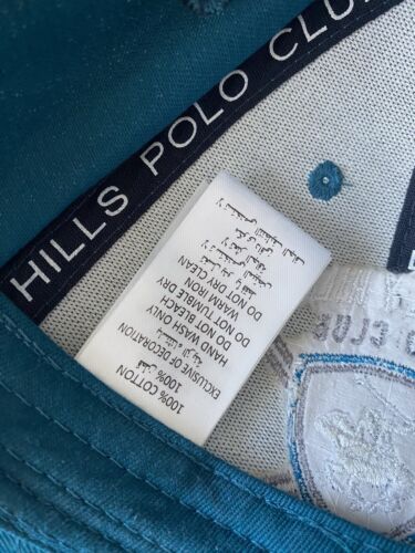 Beverly Hills Polo Club Sombrero Ajustable Talla Única Adulto Gorra Turquesa - Imagen 8 de 9