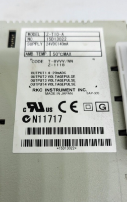 RKC Z-TI0-A Z-T10-A T-8VVV/NN Z-1118 TEMPERATURE CONTROLLER