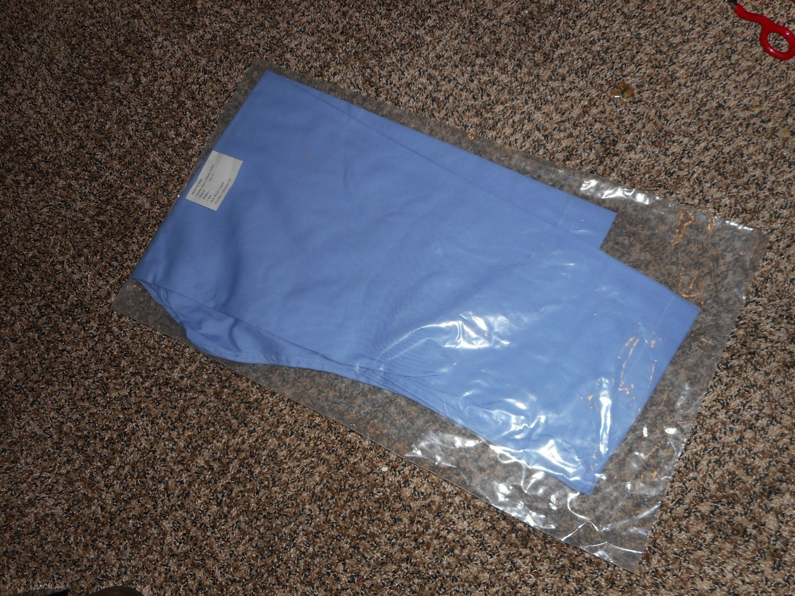 Vintage Militar NOS Vietnam Pijama Hospital Pantalones Azul Claro Talla. Mediano 1967