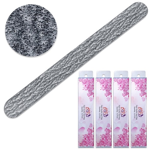 40pcs Pana Professional Round Zebra Nail Files Double Sided Grit 100/100 - Picture 1 of 5