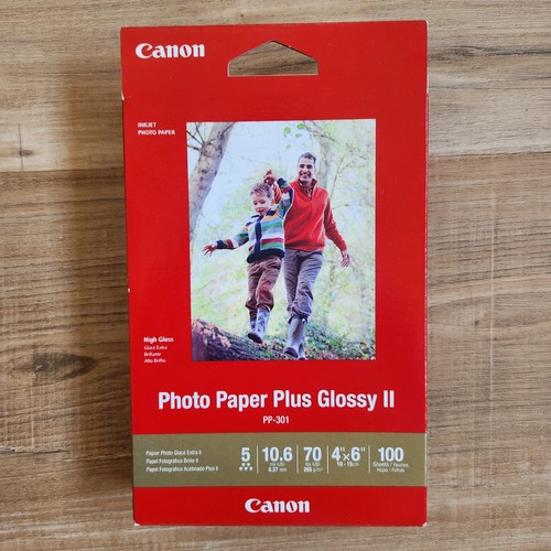 Canon Plus Glossy II PP-301 Inkjet Print Photo Paper - 100 Sheets - BRAND NEW