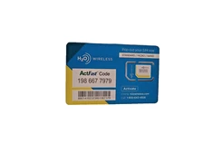 H2O Wireless 5G SIM Card