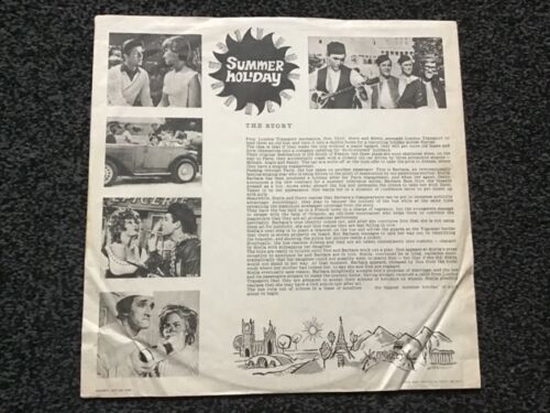 CLIFF RICHARD - SUMMER HOLIDAY 1963 UK MONO LP COLUMBIA 33SX 1472 EXCELLENT+ - Picture 3 of 7