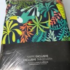 Jungle Birds Tablecloth Simons Maison Canada Polyester Fabric 60 x 90 Oval NEW