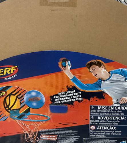 🎁 Aro de puerta de tablero trasero de baloncesto Nerf azul Nerfoop 🆕 - Imagen 2 de 2