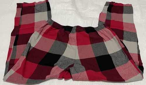 Eddie Bauer Mujer M Ropa de Dormir Pijama Pantalones Rojo Cuadros Búfalo Cordón Elástico - Imagen 5 de 9