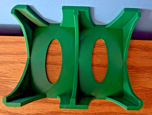 6 Deck Playing Card Tray Canasta Hand & Foot Samba Pine Green about 4 X 5.5 in - Picture 6 of 6