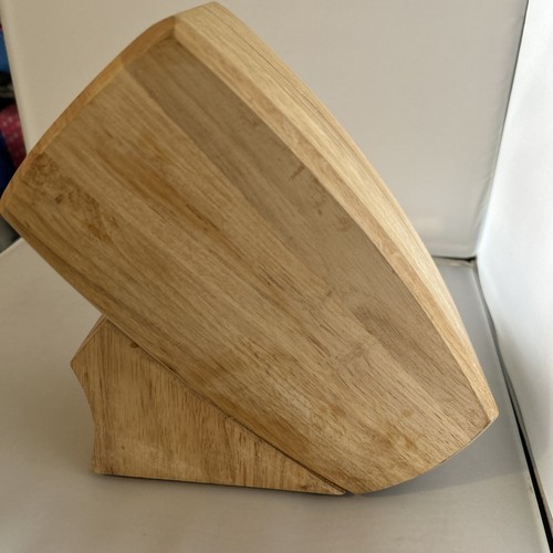 Chicago Cutlery Wooden Knife Block 13 Slots Light Oak Color - Picture 3 of 5