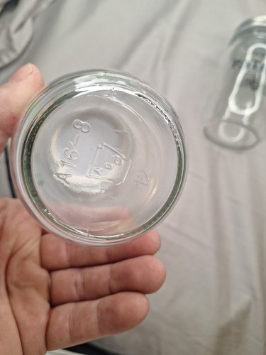 Lot Of 2 Glass Patron Tequila Mason Jars With Lids - Picture 3 of 4