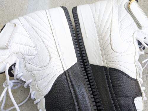 Nike Air Jordan Fusion Air Force 1 AFJ12 Black White Taxi Men 13 Shoe 317742-101 - Picture 9 of 13