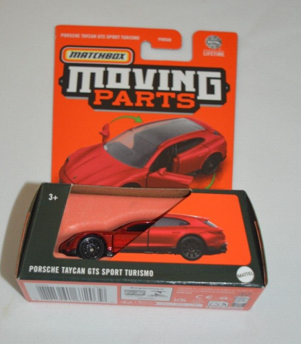 MATCHBOX 2024 MOVING PARTS - PORSCHE TAYCAN GTS SPORT TURISMO RED - Picture 3 of 4