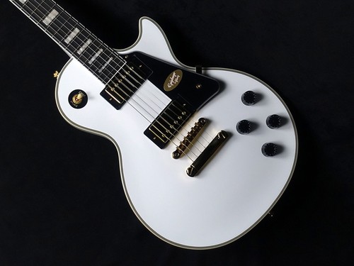 Epiphone Les Paul Custom Alpine Chitarra elettrica bianca nuova - Foto 2 di 10