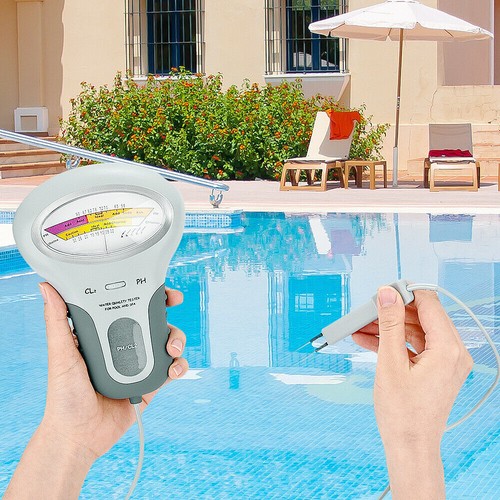 Elektronischer Wassertester für Chlor und pH-Wert Pool Messgerät Wasserqualität - Bild 6 von 24