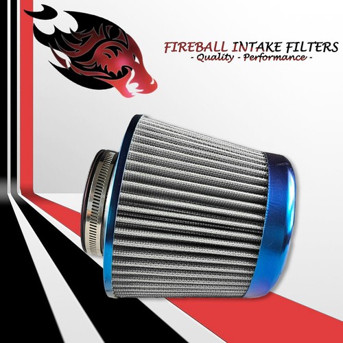 3" Reusable High Flow Performance Cold Air Intake Filter Kit Silver For Scion - Foto 7 di 13
