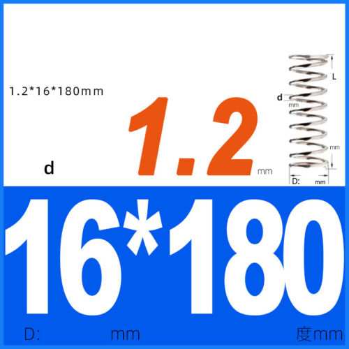 Compression Spring 1.2mm Wire Dia 14mm - 20mm OD Small Pressure Springs - Picture 61 of 107