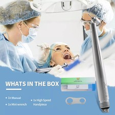 Dental NSK Style LED 45° Degree Fiber Optic High Speed Handpiece E-generator 4H