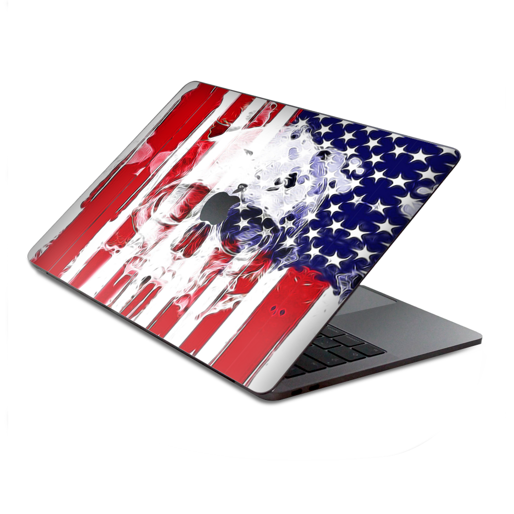 Skins Wrap for MacBook Pro 15 inch Retina Touch Flag Skull Drip